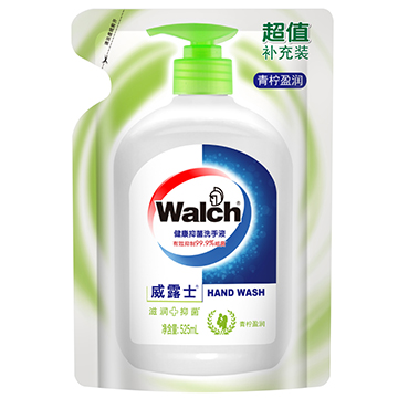 威露士（Walch）健康抑菌洗手液(青柠盈润)袋装525ml-京东