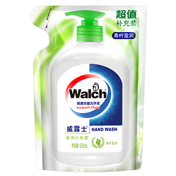 威露士（Walch）健康抑菌洗手液(青柠盈润)袋装525ml-京东