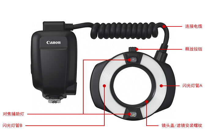 佳能（Canon） 微距环形闪光灯MR-14EX II-京东