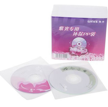 紫光（UNIS）精品双面 DVD/CD光盘刻录盘 PP袋 （...-京东