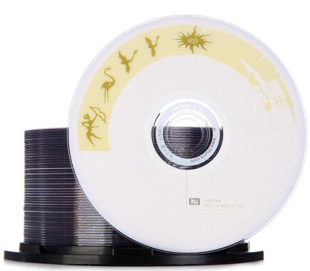 紫光（UNIS）DVD+R光盘/刻录盘 天语系列 16速4.7G 桶装50片-京东