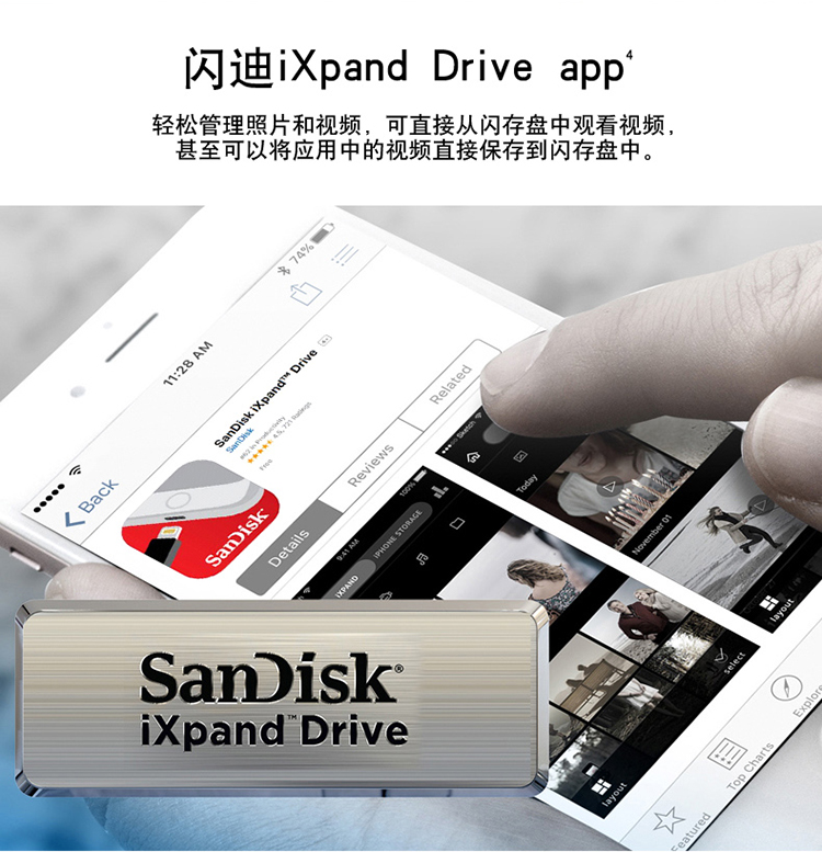 闪迪 （SanDisk） 64GB USB3.0 U盘 iX...-京东