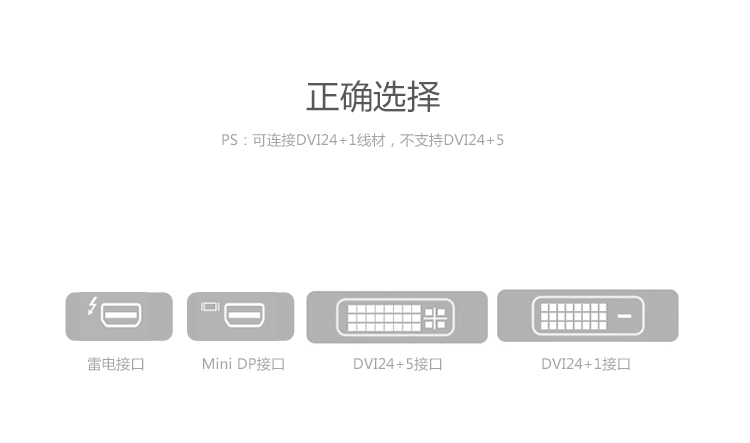 绿联（UGREEN）Mini DP转DVI转换器 Surfa...-京东