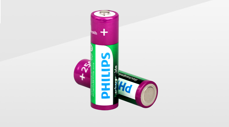 飞利浦（PHILIPS）MH2500mAh 镍氢充电电池2500毫安对装 儿童玩具数码相机2粒装-京东